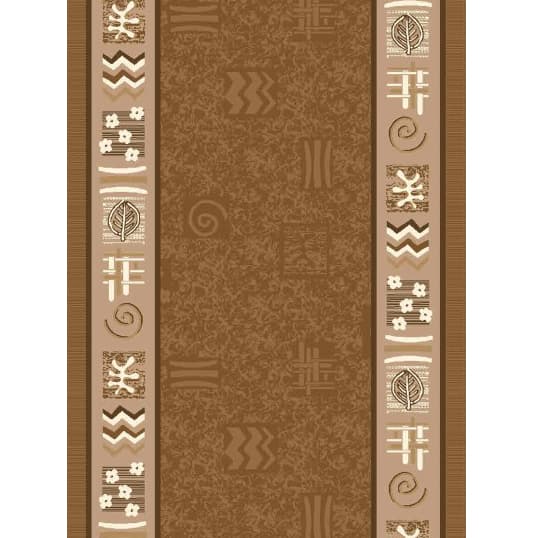 Печатана пътека 119-10-Beige/Brown 80 см