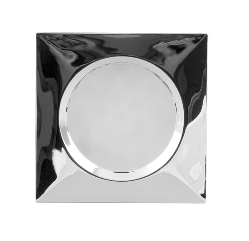 Мебелна LED луничка за вграждане квадрат 1.5W 4000К хром
