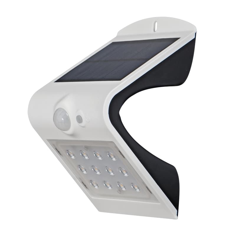 Соларна LED лампа за стена със сензор за движение 1.5W