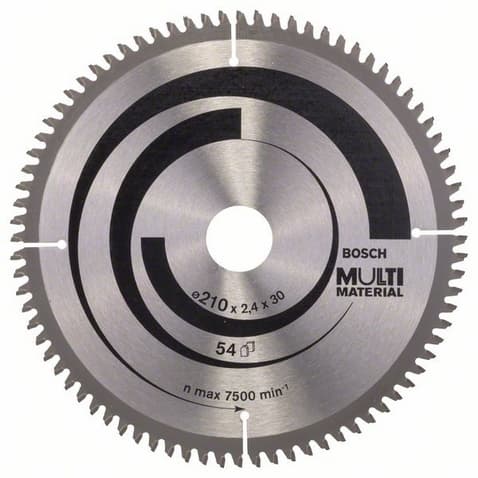 Диск за циркуляр Bosch Multi Material Z80 210х2.5х30мм