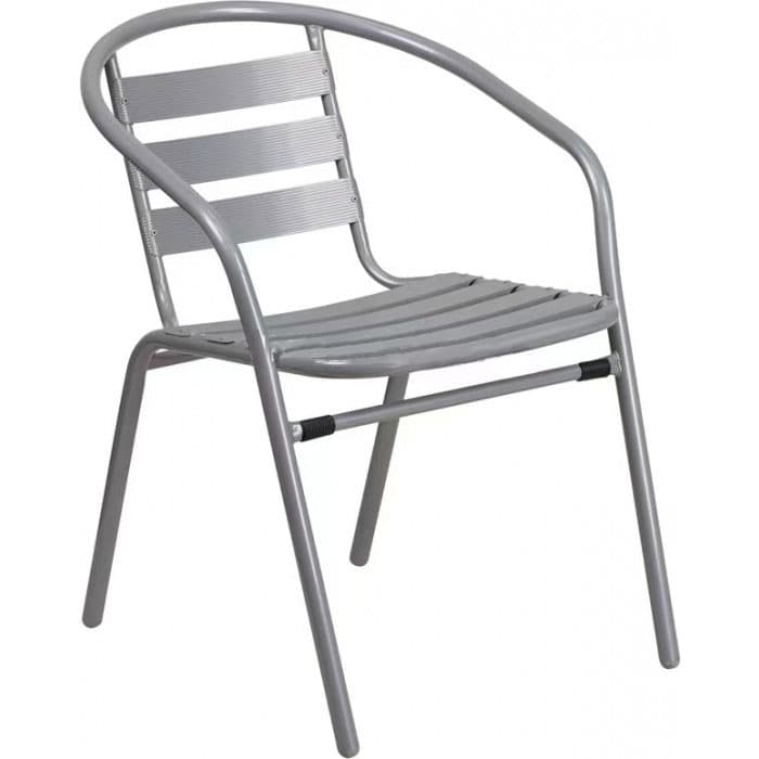 Градински стол метална рамка с алуминий My Garden SC-017C сив