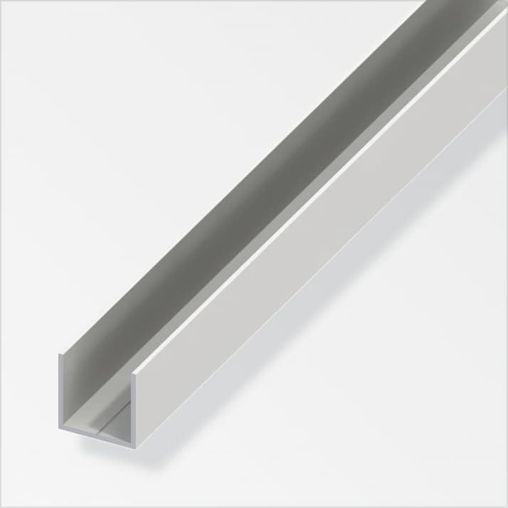 П-образен PVC профил бял 7.5х1 мм / 1м / 21442