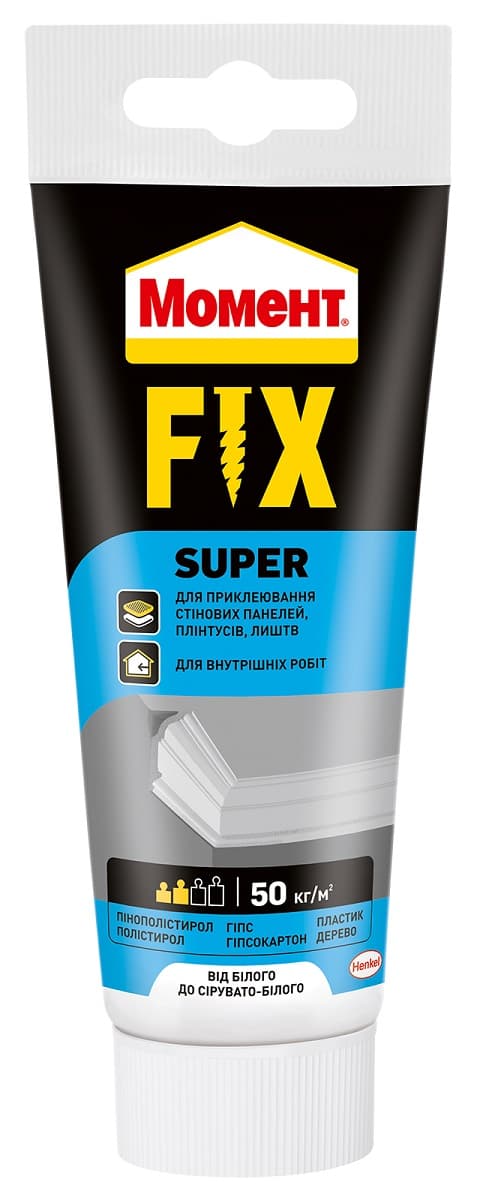 Монтажно лепило без разтворители Moment FIX Super 250г