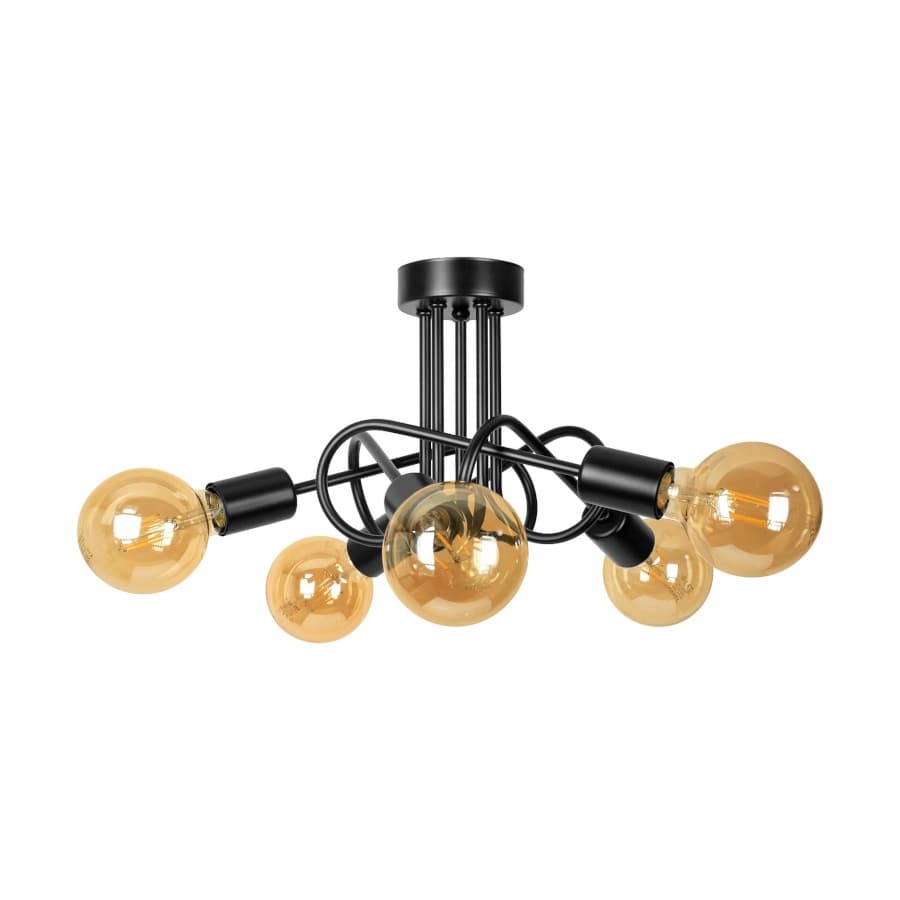 Полилей Lightstyle Алекса 5xE27 черен