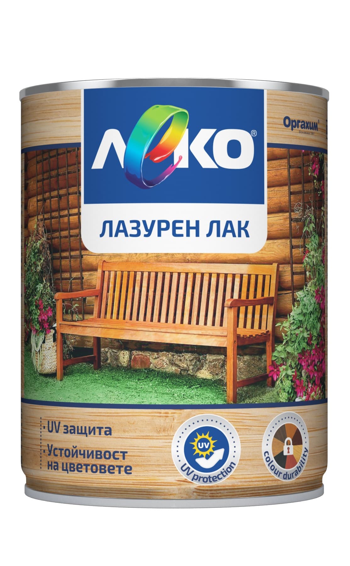 Лазурен лак Леко махагон 650мл