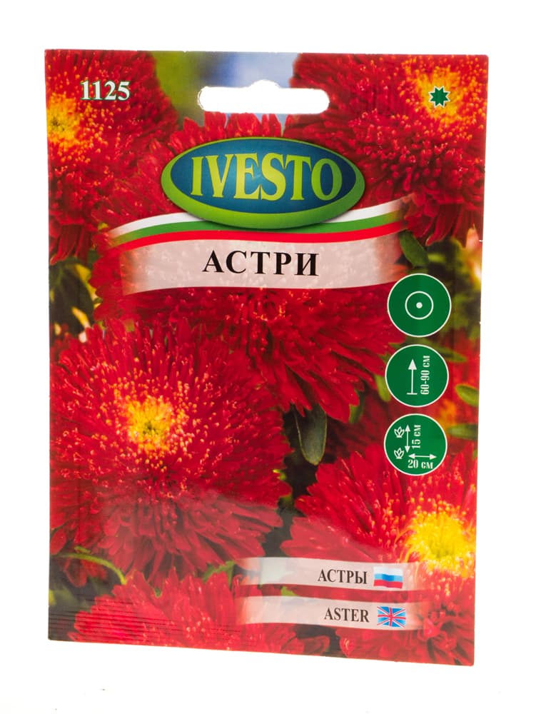 Семена за астри Ivesto червени