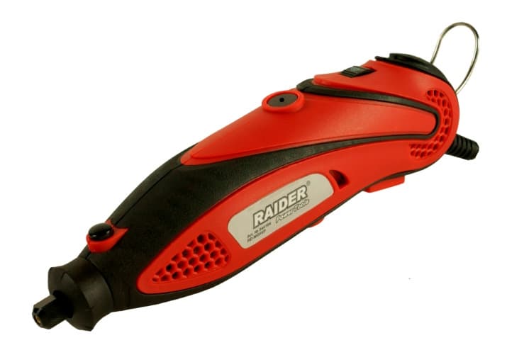Права шлифовалка с жило и 208 аксесоара RD-MG06 135W   