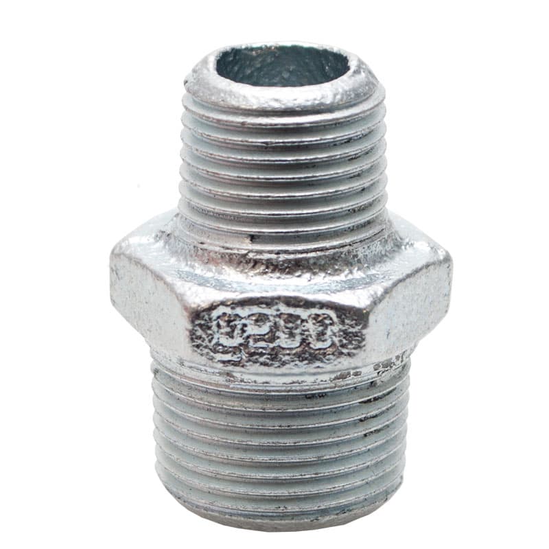 Редуктивен поцинкован нипел 3/4“ х 1/2“  