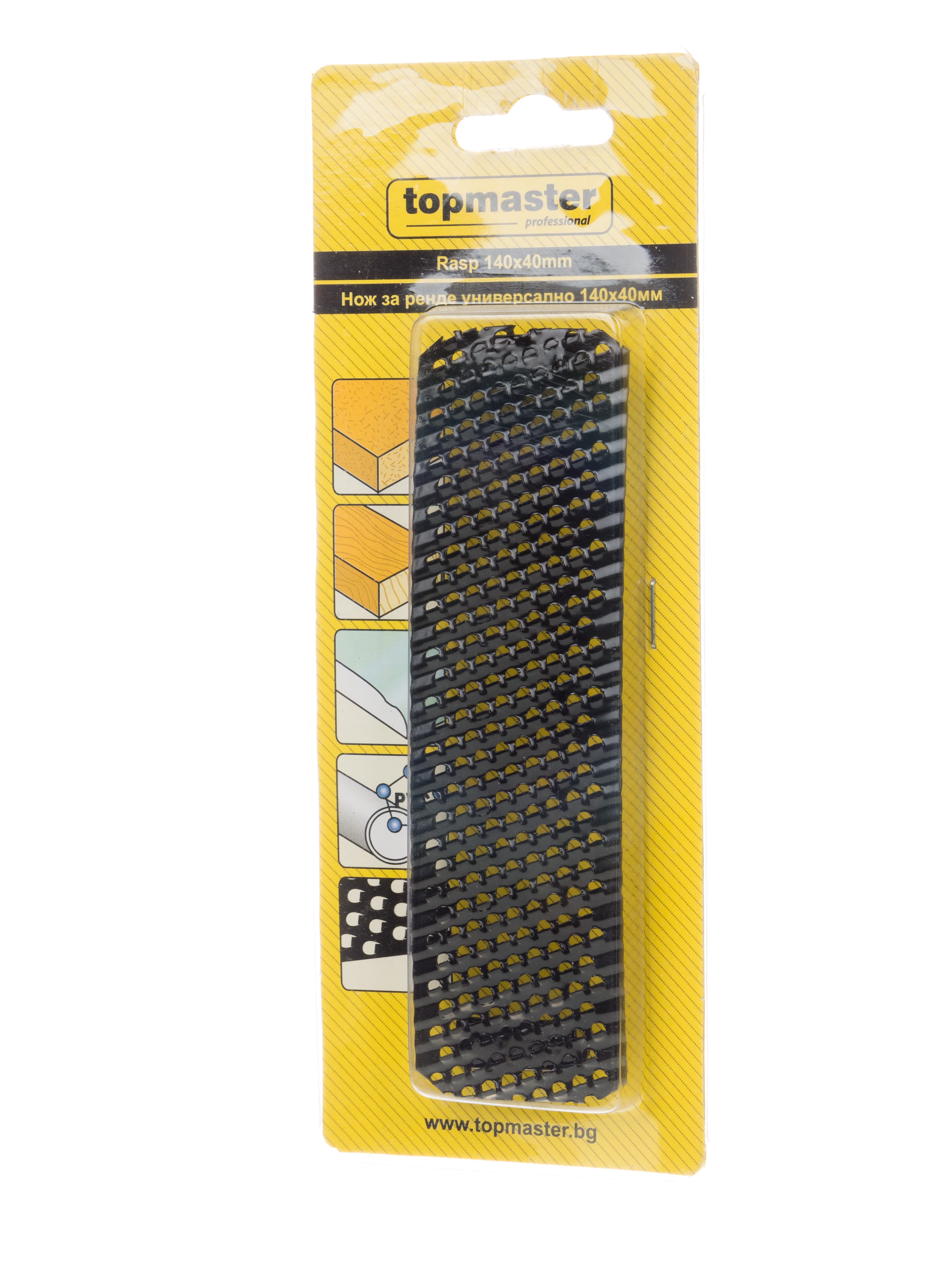 Нож за ръчно универсално ренде Top Master Pro 140x40mm