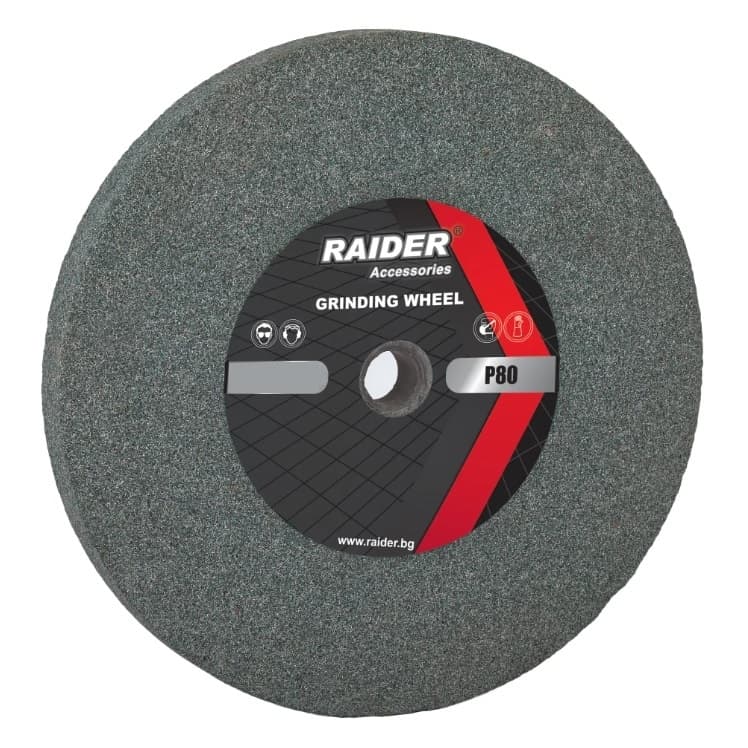 Диск за шмиргел Raider Р60 ø200x20xø16mm зелен 