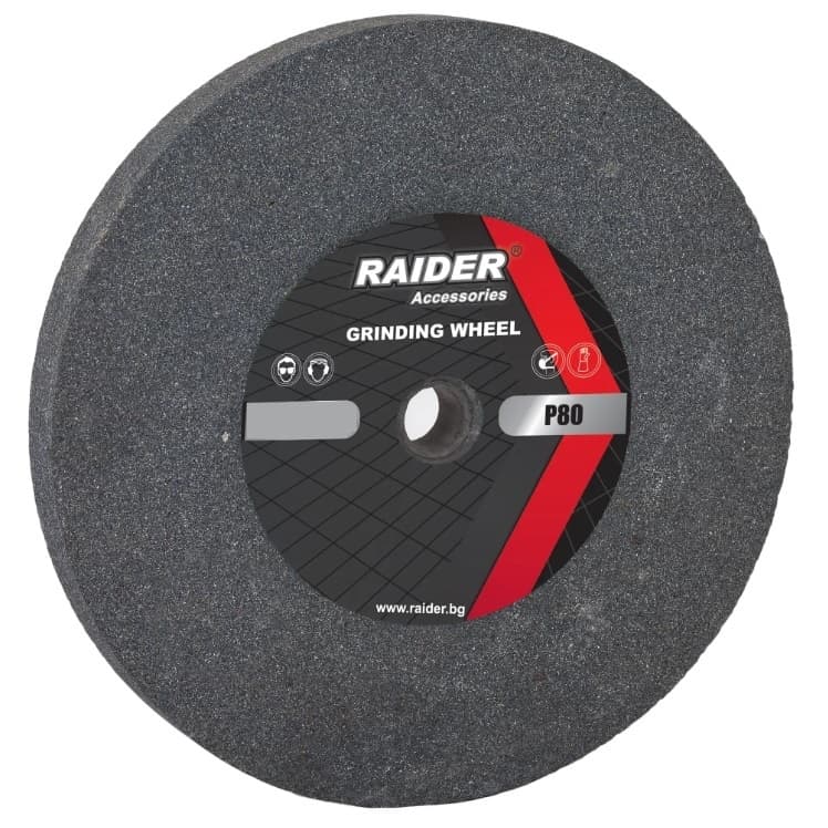 Диск за шмиргел Raider Р60 ø200x20xø16mm сив 