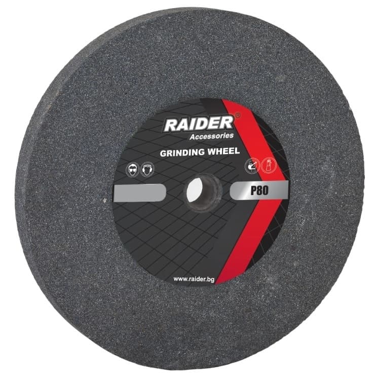Диск за шмиргел Raider Р60 ø200x40xø20mm сив 