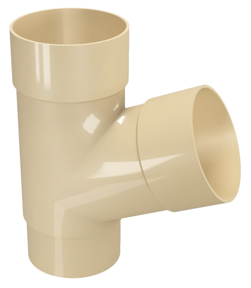 Утка Rainpipe ø80 67.5° бежов