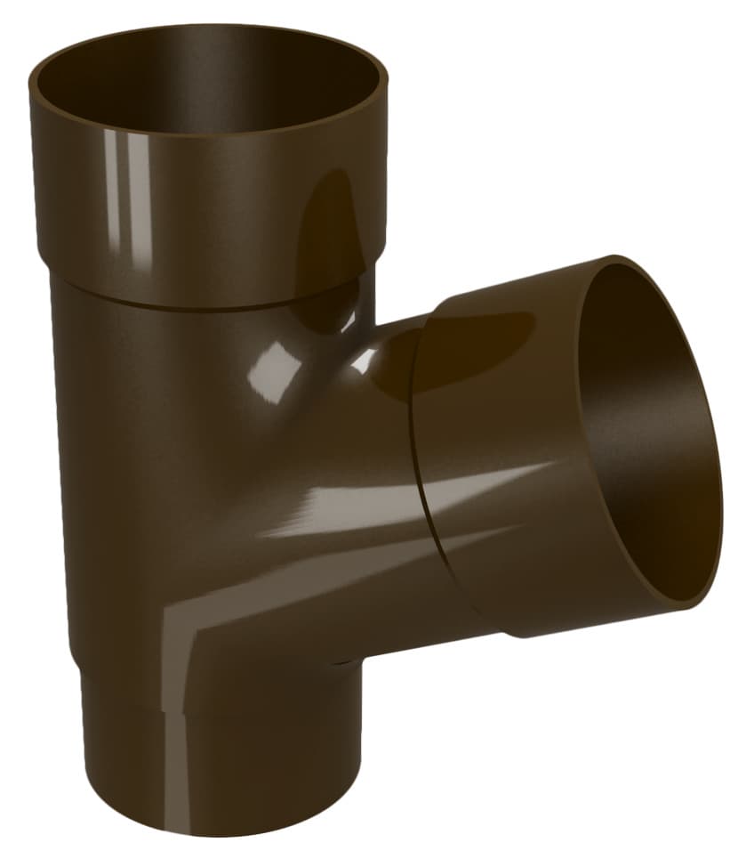 Утка Rainpipe ø80мм 67° кафява