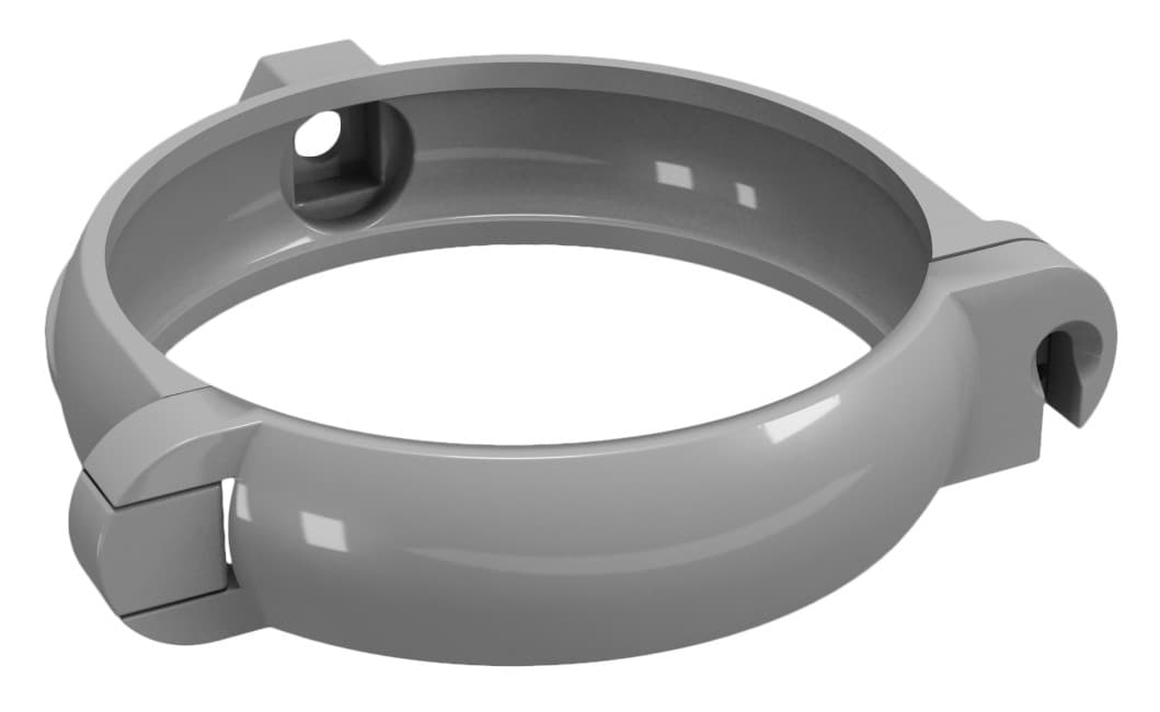 Скоба за тръба Rainpipe ø80 сив