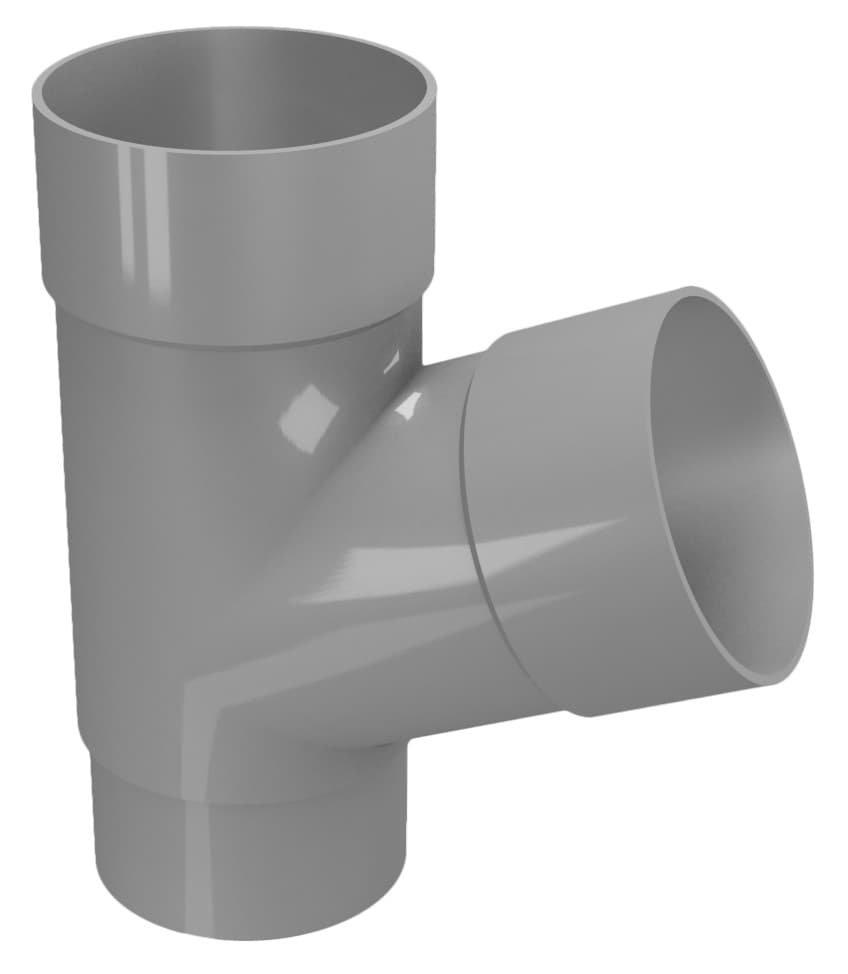Утка Rainpipe ø80 67.5° сив