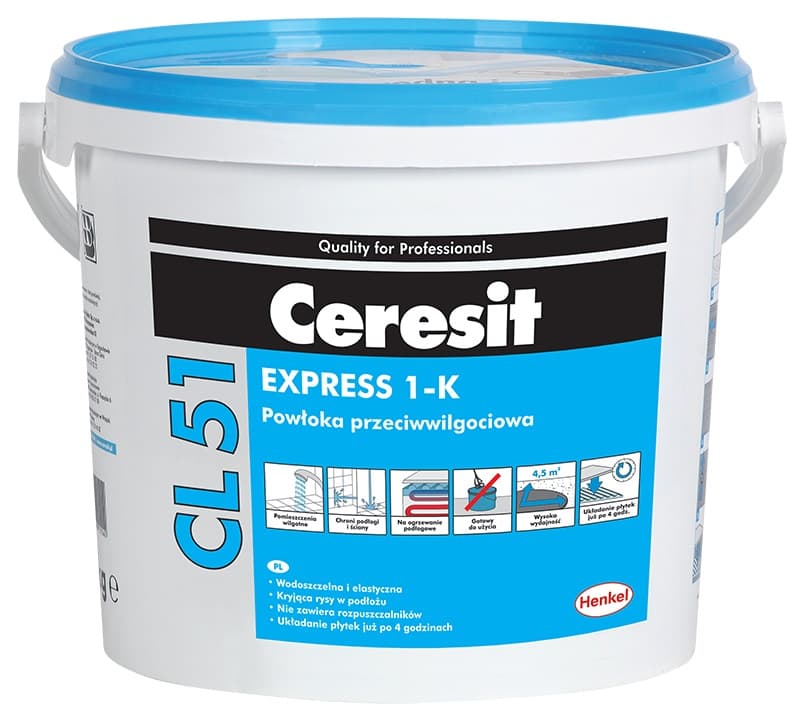 Хидроизолация Ceresit CL 51 Express 1-K 15кг