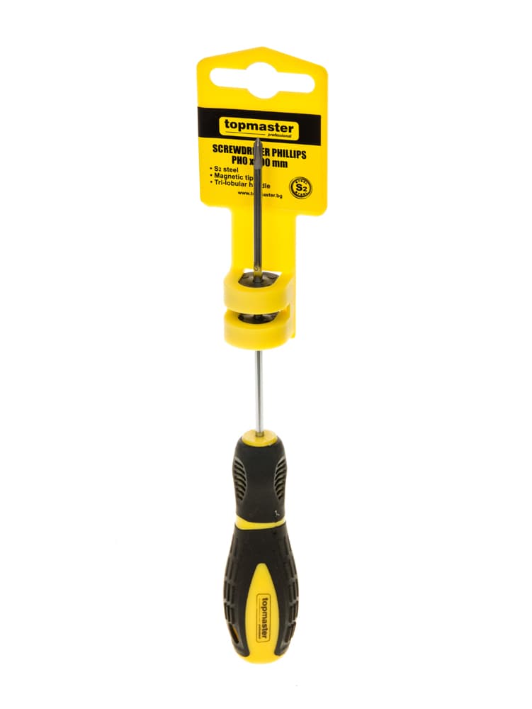 Кръстата отвертка Top Master Pro CR-V Ph0 3х100mm 