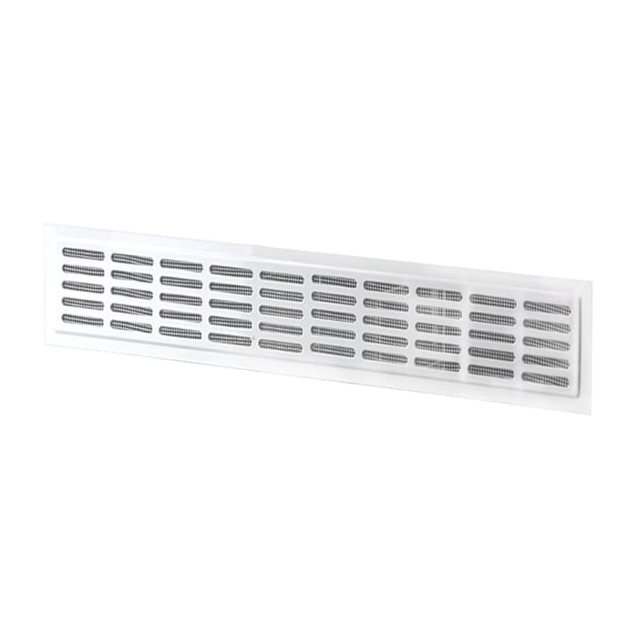 Метална решетка Vents MVM 475x80мм бяла       