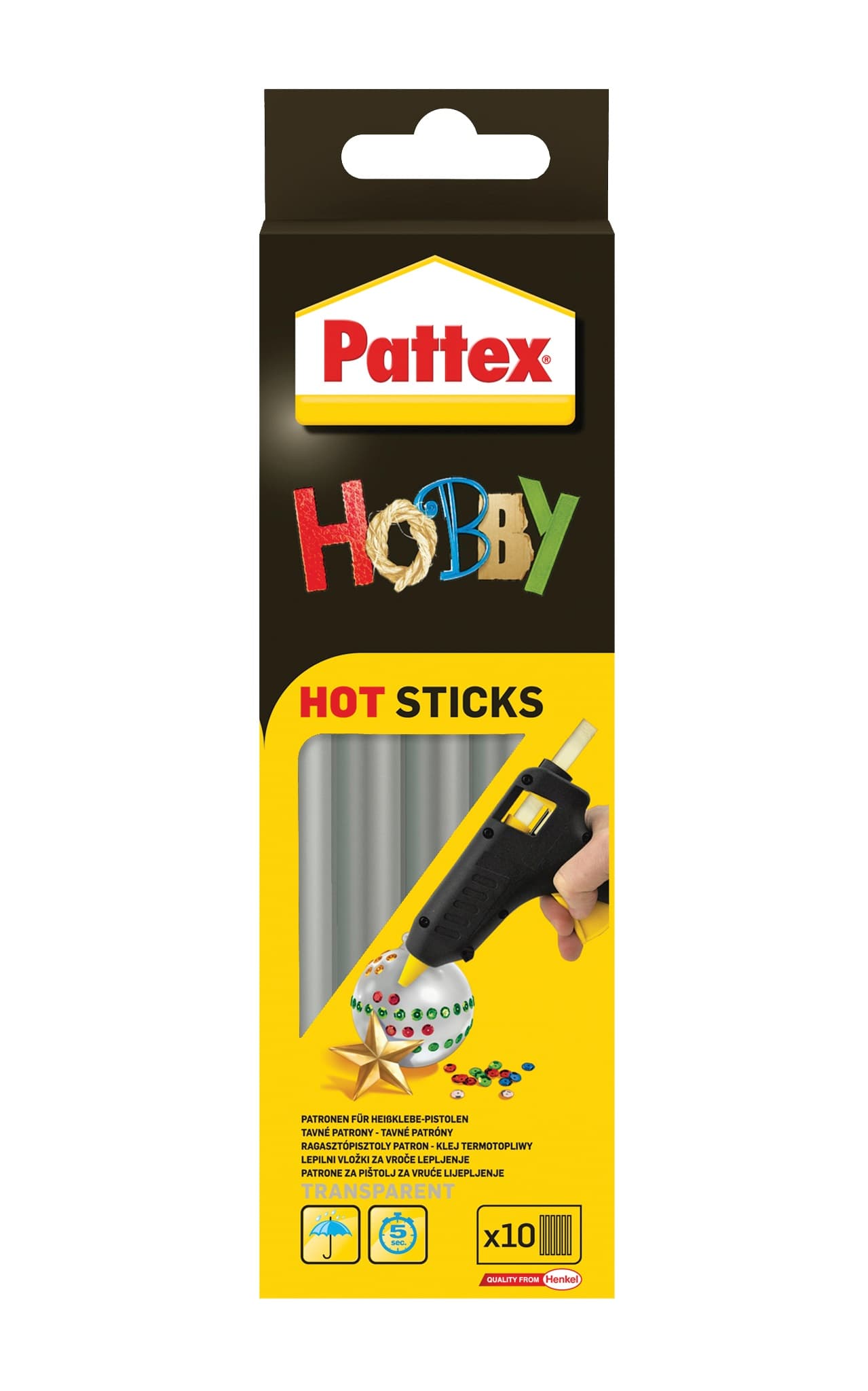 Патрони за горещо лепене Pattex 200г