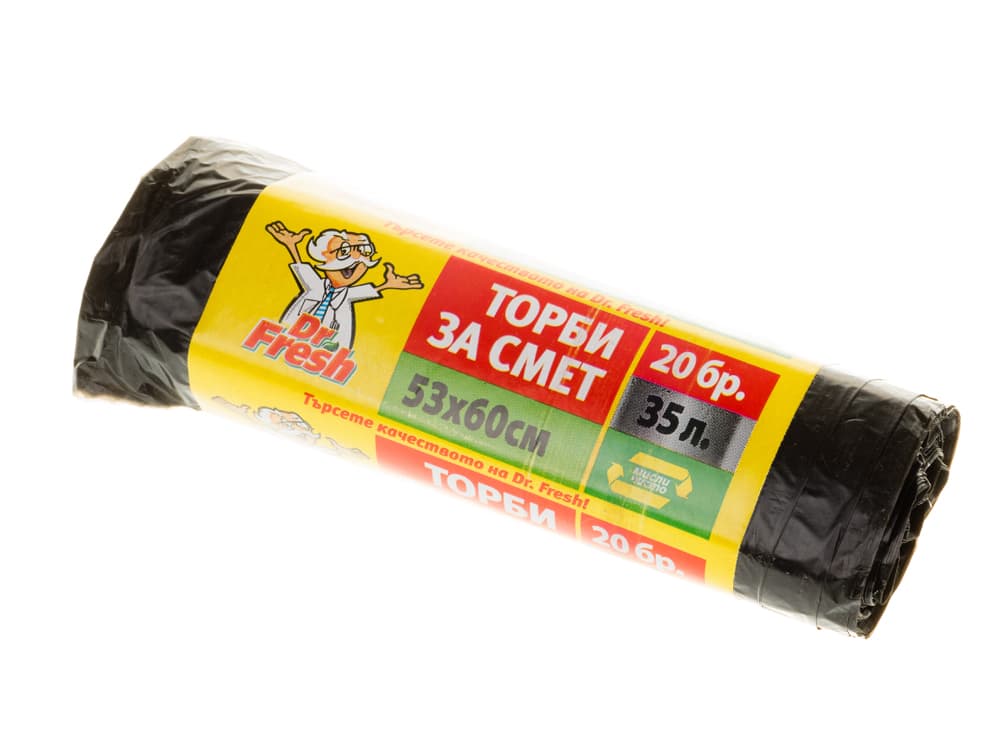Торби за смет Д-р Фреш 35 л / 20 броя