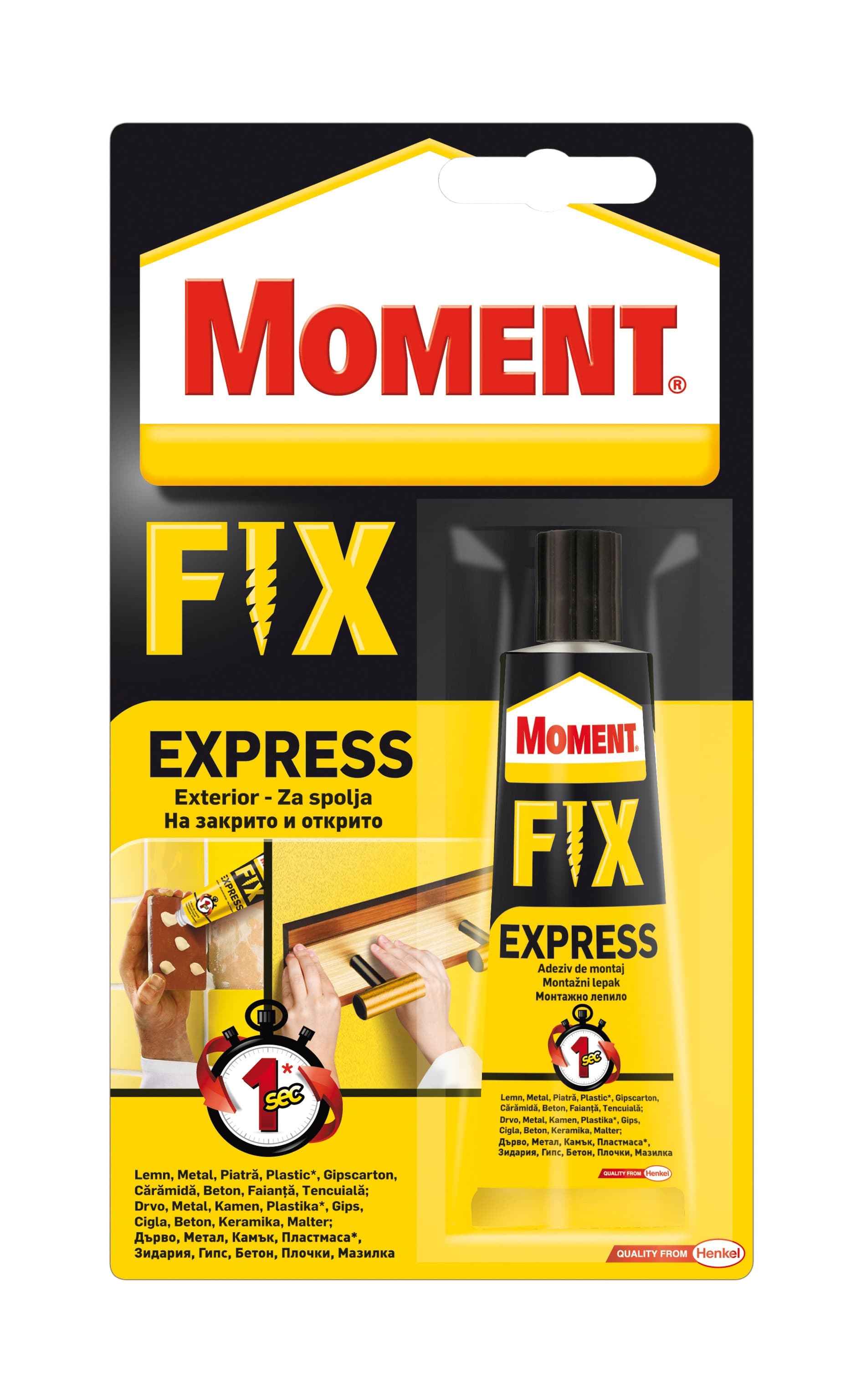 Монтажно лепило Moment Express Fix PL 600 / 75г