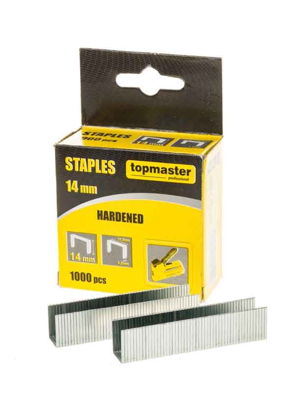 Скоби за такер Top Master Pro 14mm 1000 броя 