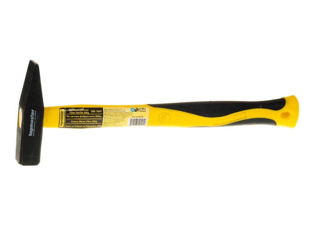 Чук с дръжка от фибростъкло Top Master Pro DIN 1041 200g 