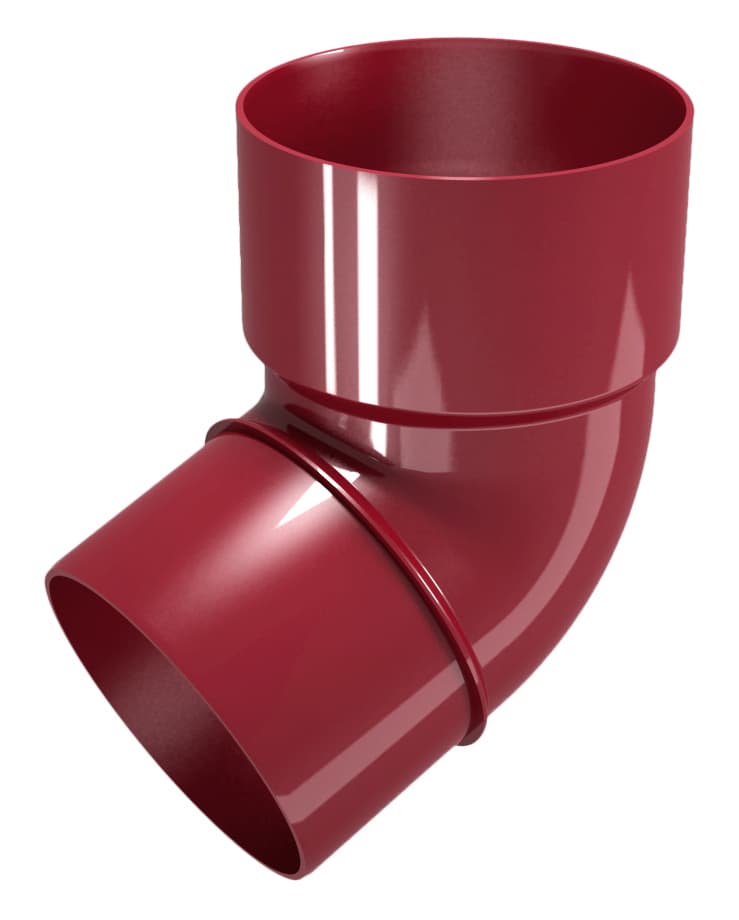 Дъга Rainpipe ø80мм 67.5° бордо