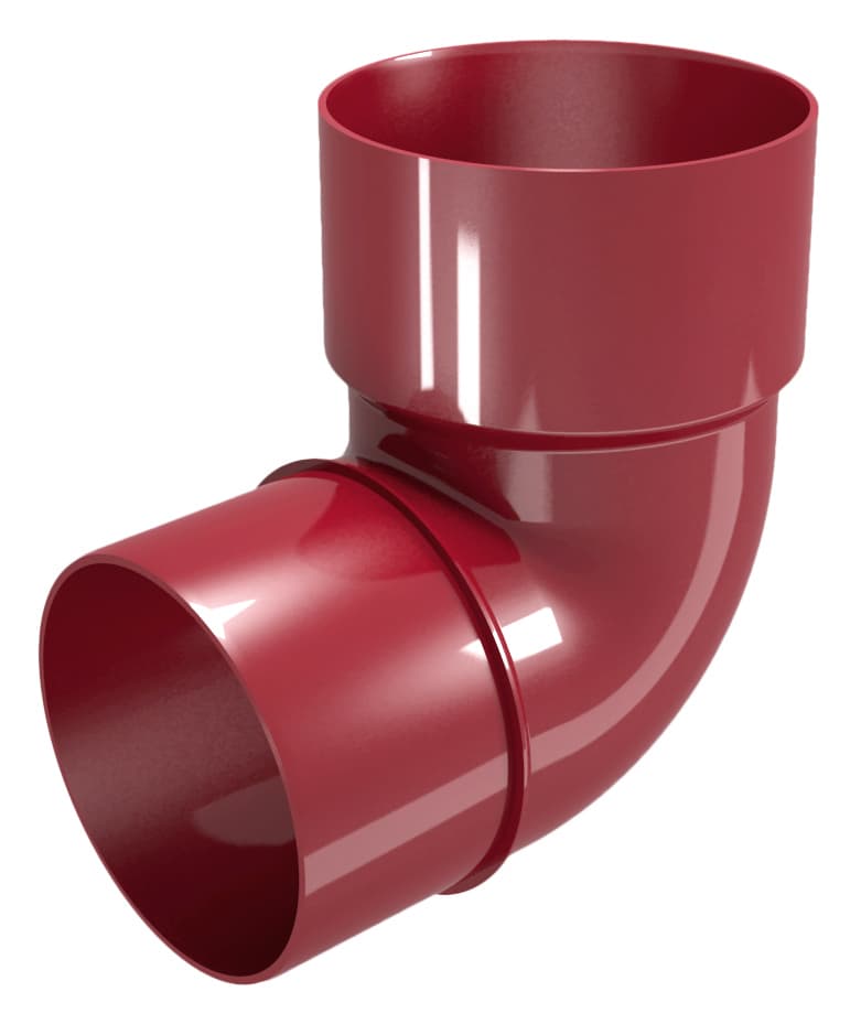Дъга Rainpipe ø80мм 87.5° бордо
