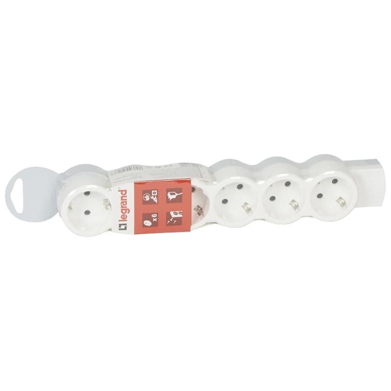 Разклонител без кабел Standard 6x2P+E