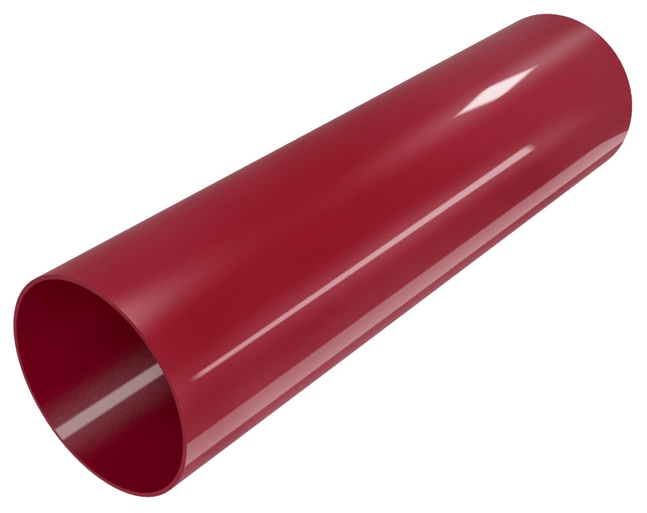 Тръба Rainpipe ø100 3м бордо