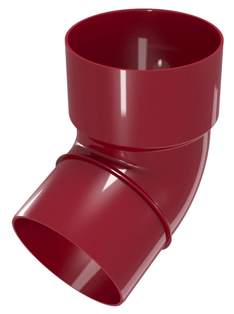 Дъга Rainpipe ø100мм 67.5° бордо