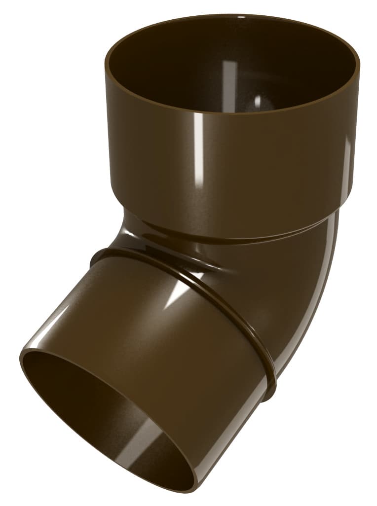 Дъга Rainpipe ø100 67.5° кафяво
