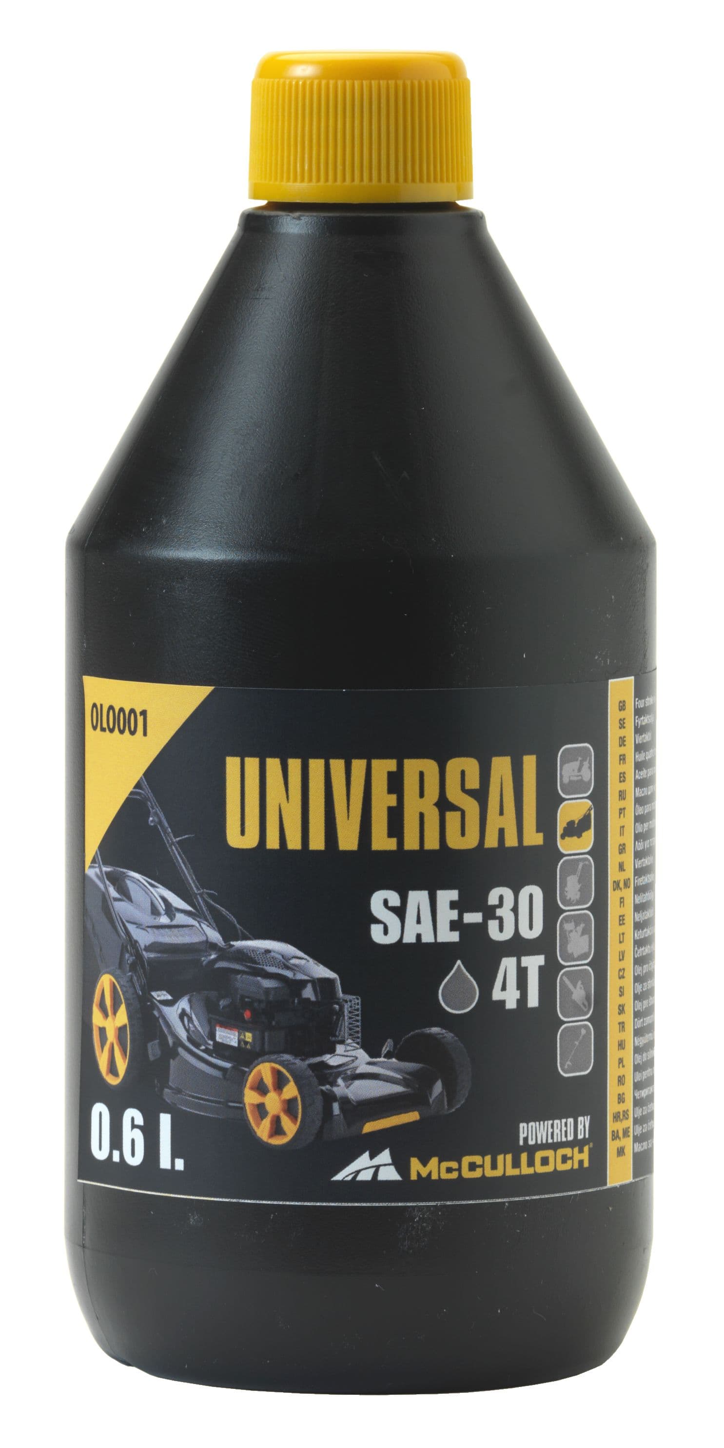 Четиритактово масло McCulloch Universal SAE30 0.6л 
