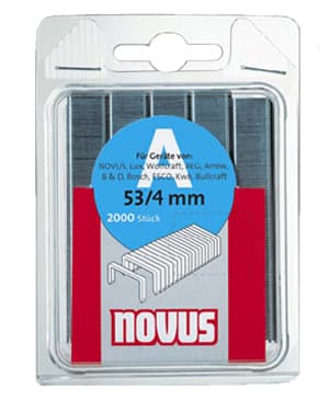 Скоби за такери Novus 11.3х0.75х4мм / 2000 броя