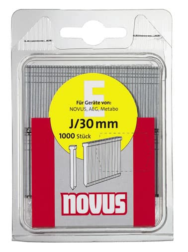 Гвоздеи за такер за дърво Novus тип J 1.2х16 мм / 1000 броя