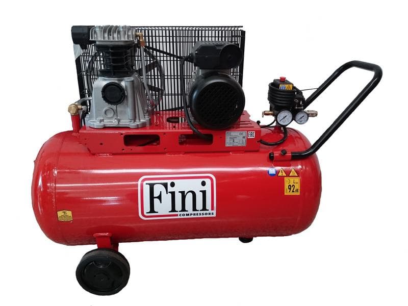 Монофазен компресор Fini МК 102/N-90-2M 90л