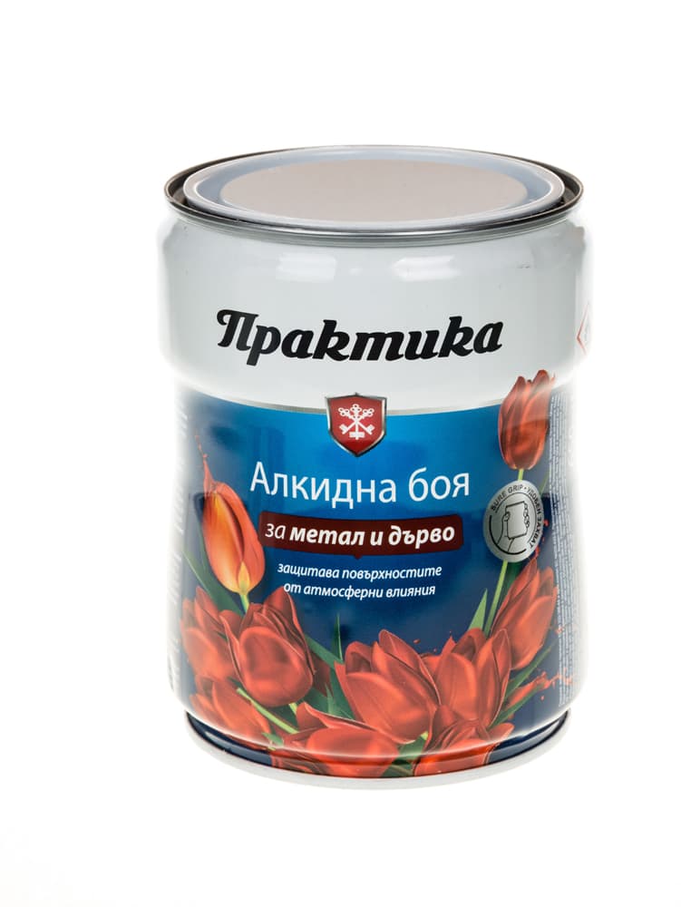 Алкидна боя Практика бяла 650мл