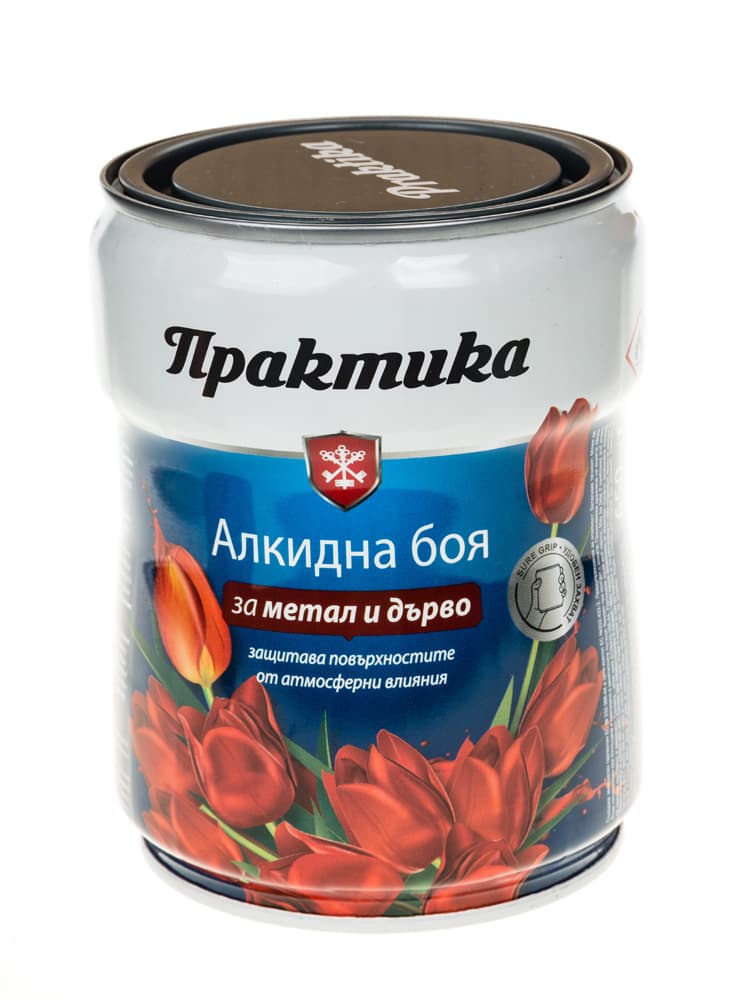Алкидна боя Практика сива 650ml