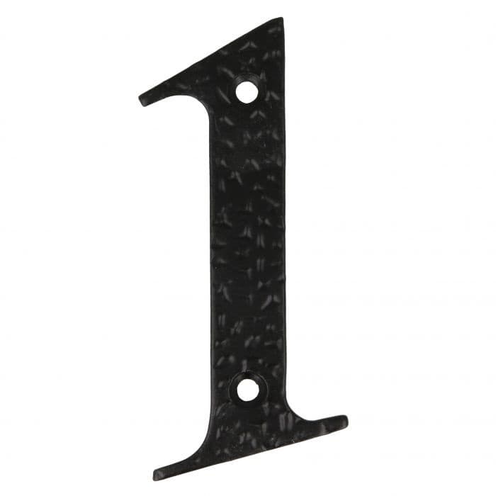 Цифра за врата 1 Amig Black Rustic style 100x65мм