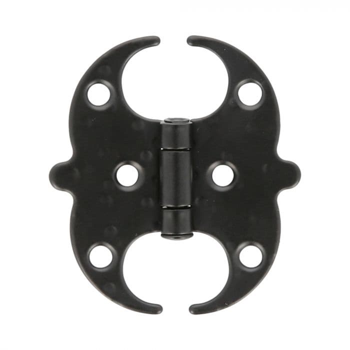 Шарнирна панта Скарабей Amig Black Rustic style мод.553 / 60x60мм 