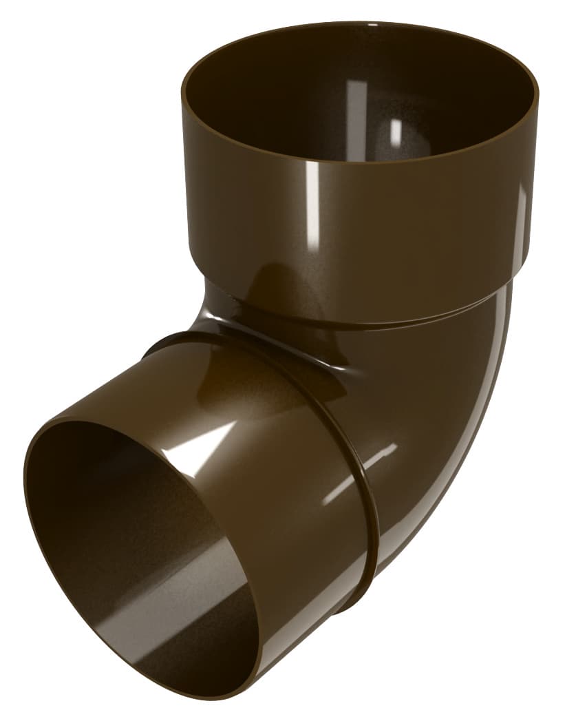 Дъга Rainpipe ø100 87.5° кафяво