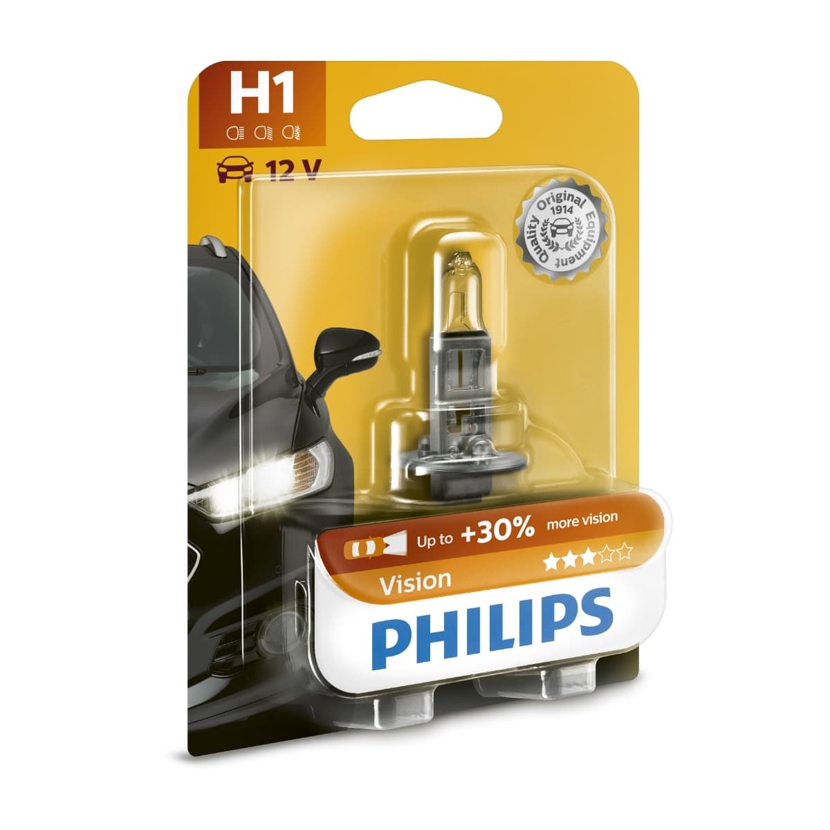 Халогенна крушка H1 Philips Premium +30% 12V 