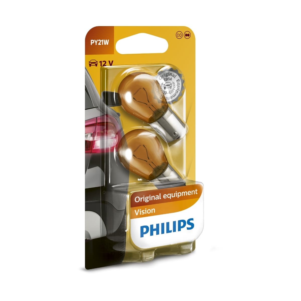 Сигнални крушки Philips 12V PY21W блистер