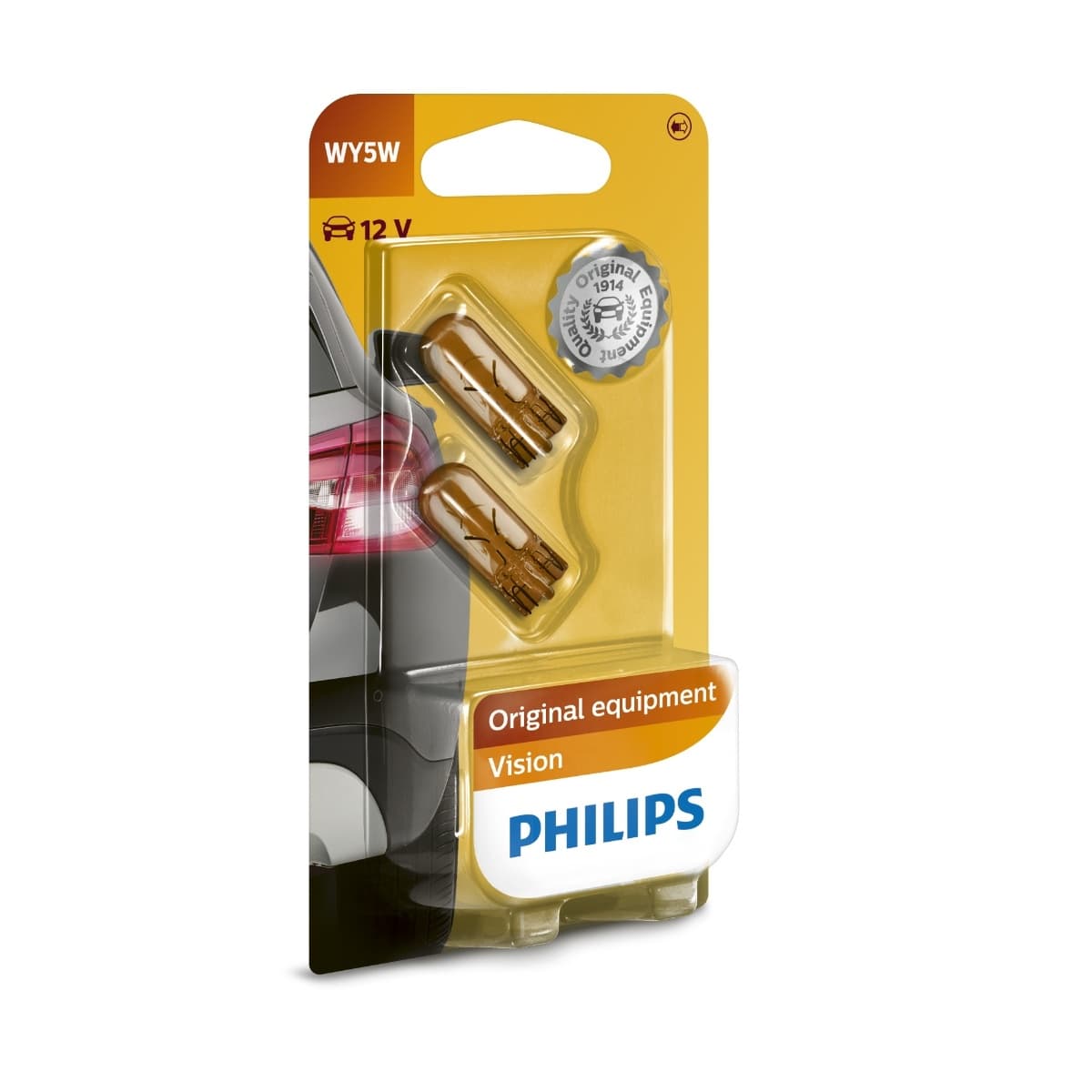 Сигнални крушки Philips 12V WY5W блистер