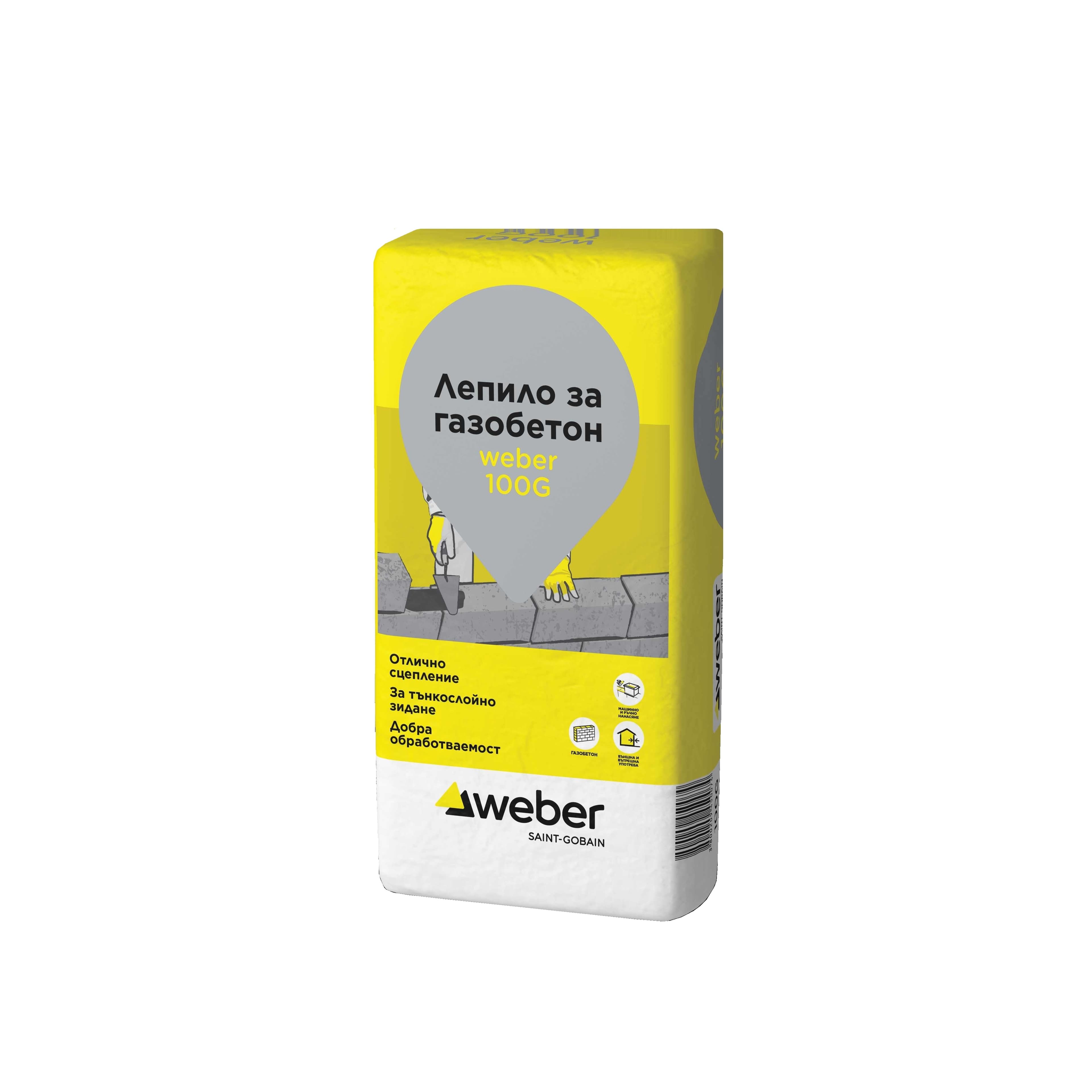 Лепило за газобетон Weber SG 100G 25кг