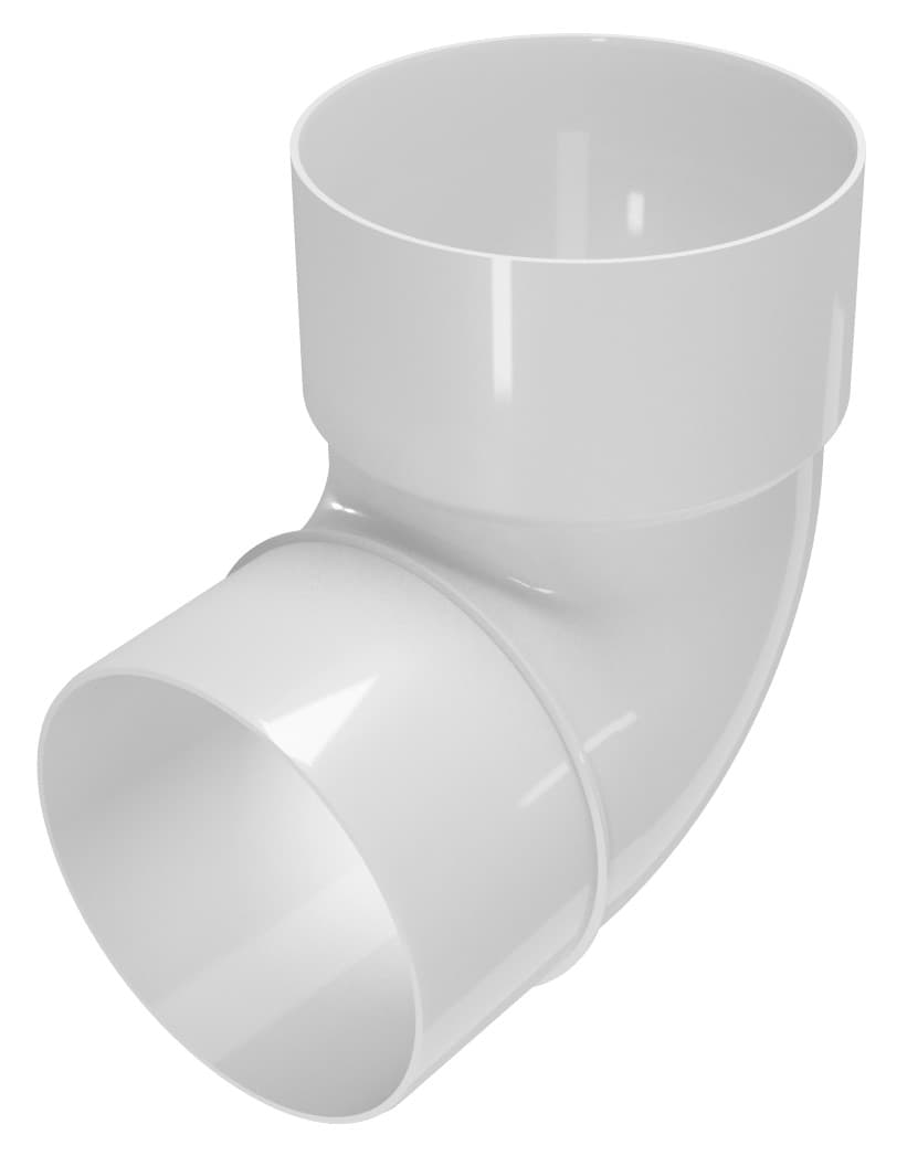 Дъга Rainpipe ø100мм 87.5° бяла