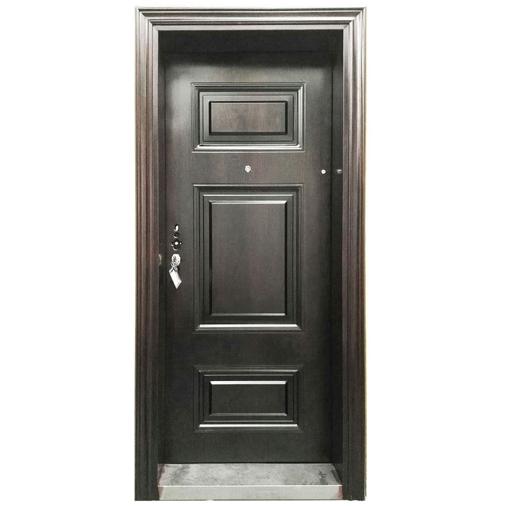 Външна метална врата 200x90x7x28см дясна