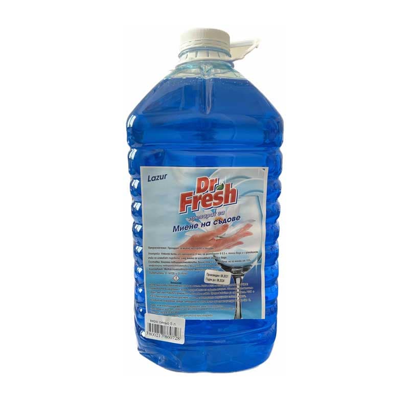 Веро с ланолин Dr.Fresh синьо 5л 
